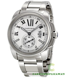 cartier calibre steel bracelet